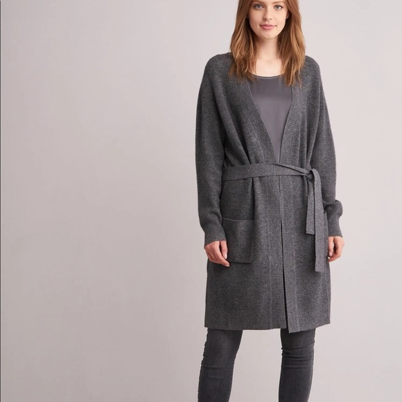 - NWT repeat silver edition bluish long cardigan - Picture 1 of 13